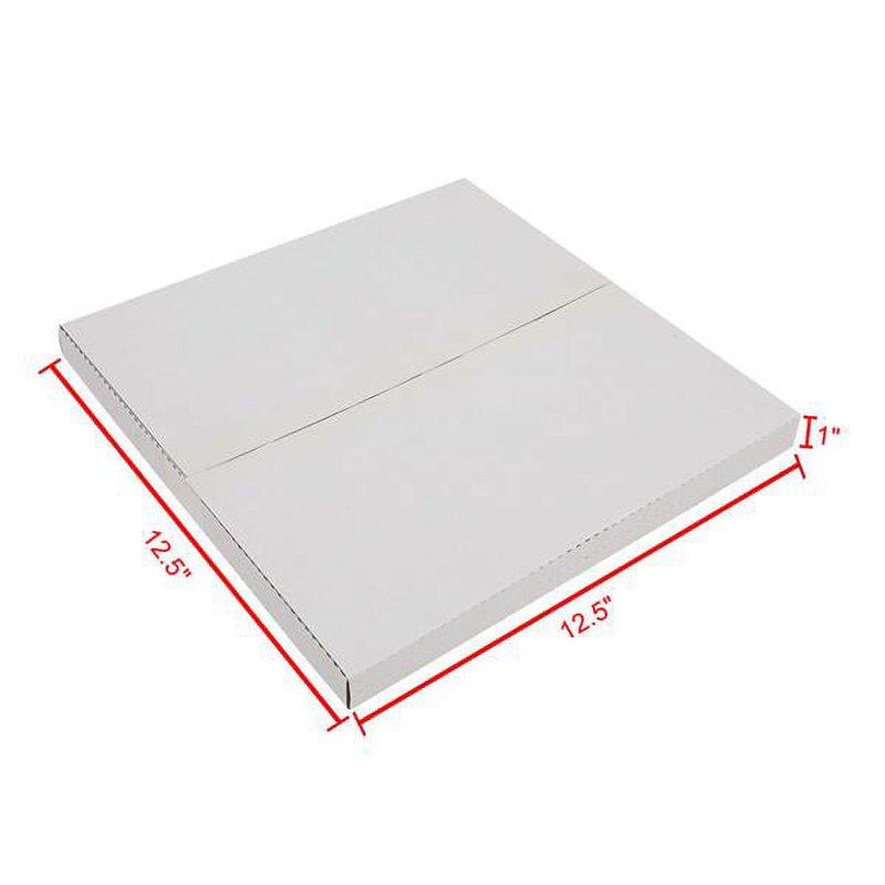 100 Pack Vinyl Record LP Shipping Mailer Boxes - 12.5 Inch Album Paper Envelopes