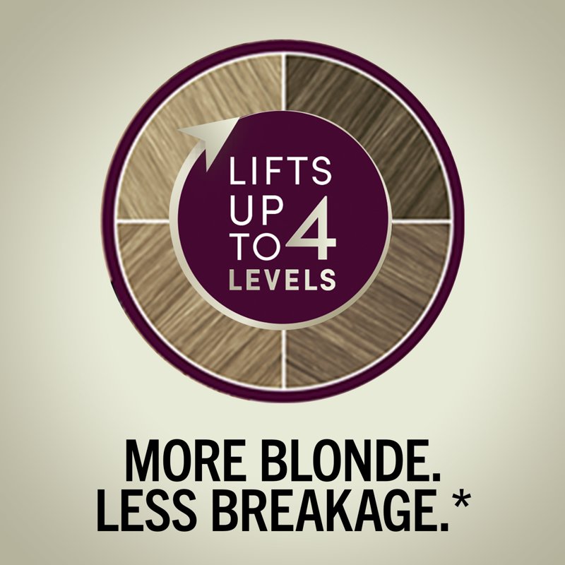 Permanent Hair Dye Kit - Blonde Shades with Keratin & Brightening Serum