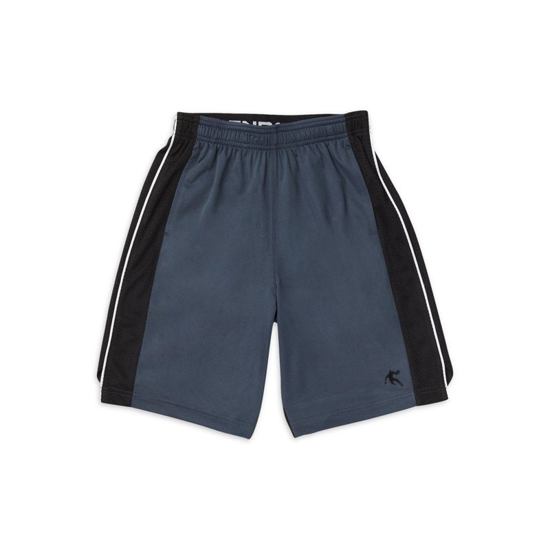 Youth Basketball Shorts 2-Pack for Boys - Breathable Mesh, Sizes 4-18