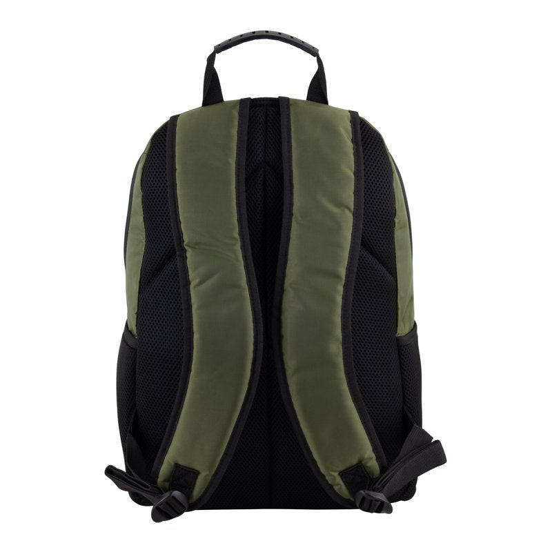 Unisex 17-Inch Lifestyle Backpack with Sunglasses Pocket - Army Green