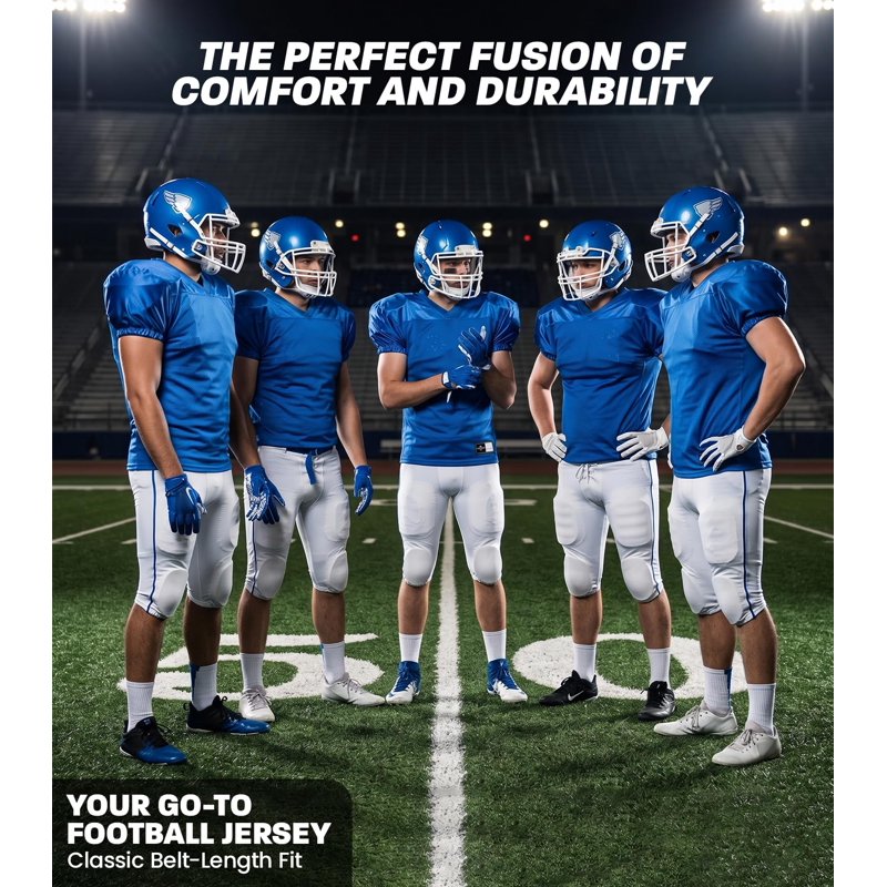 Men's Football Practice Jersey Lightweight Breathable Mesh Sports Uniform