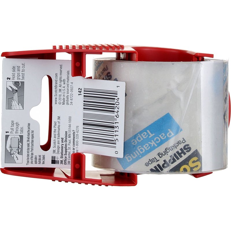 Heavy Duty Shipping Packing Tape 1.88" x 22.2 Yards - Pack of 3