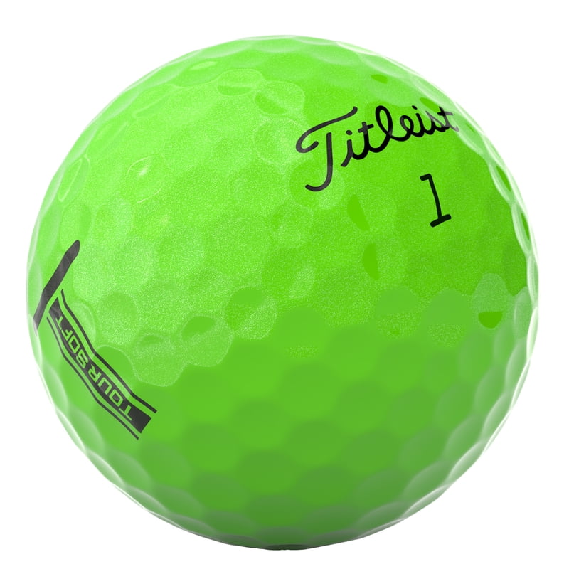 (2 Pack) 2024 Titleist Tour Soft Golf Balls – Green, 12 Pack
