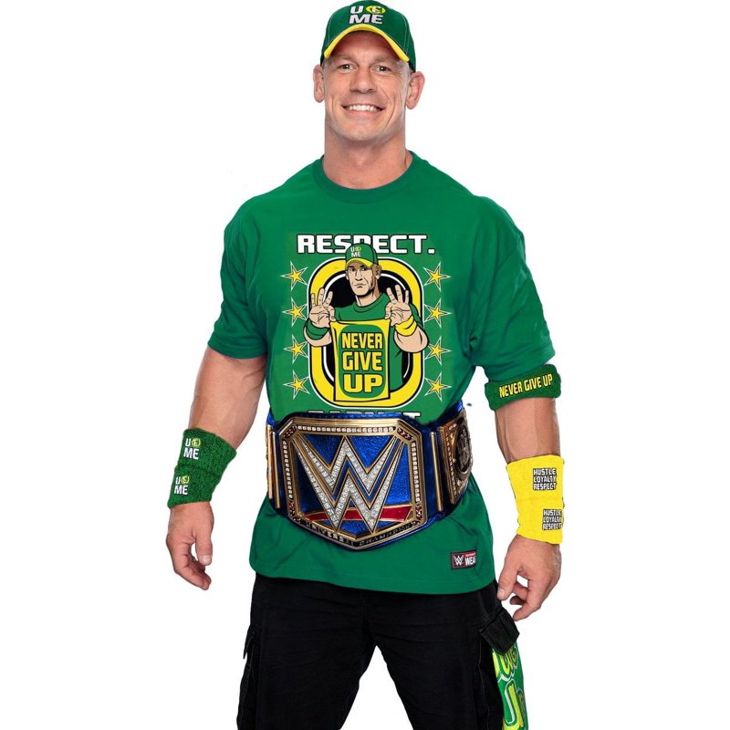 John Cena Earn The Day Baseball Cap - Yellow and Green Men's Hat
