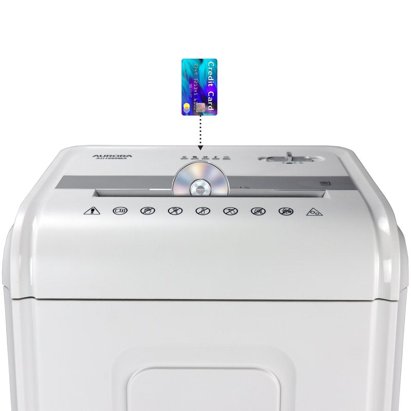 High-Security Micro-Cut Paper Shredder for Office & Home, 16-Sheet Capacity