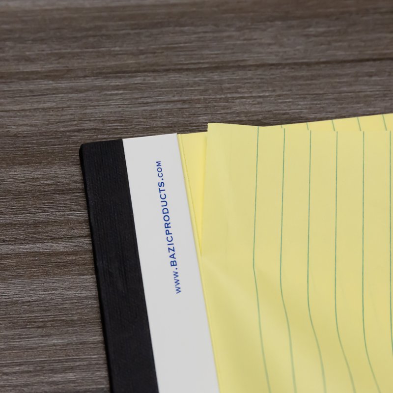 Perforated Writing Pads Set - 2 Canary Junior Legal-Ruled 5x8 Inch Notepads for Notes and Lists