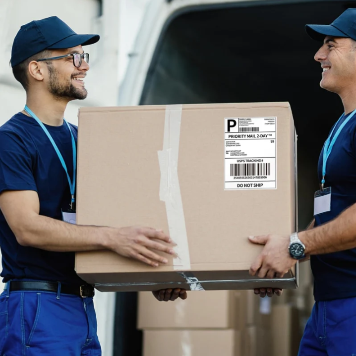 Thermal Shipping Labels 4x6 inches - 500 Pack for Packages & Seals