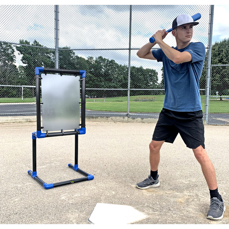 Heavy Duty Steel Target for Plastic Balls - Wiffleball & Blitzball Compatible, Foldable, Made in USA