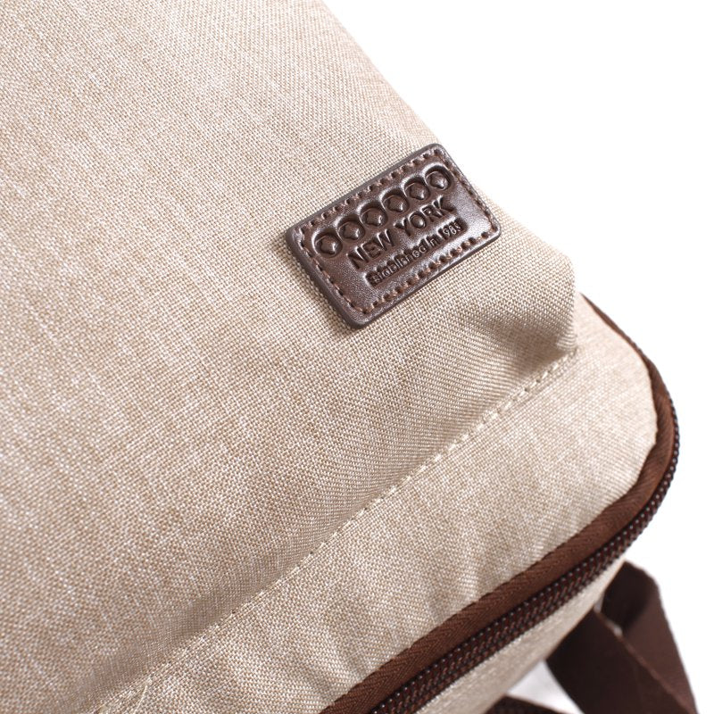 Convertible Laptop Backpack Messenger Bag for Men - Sand