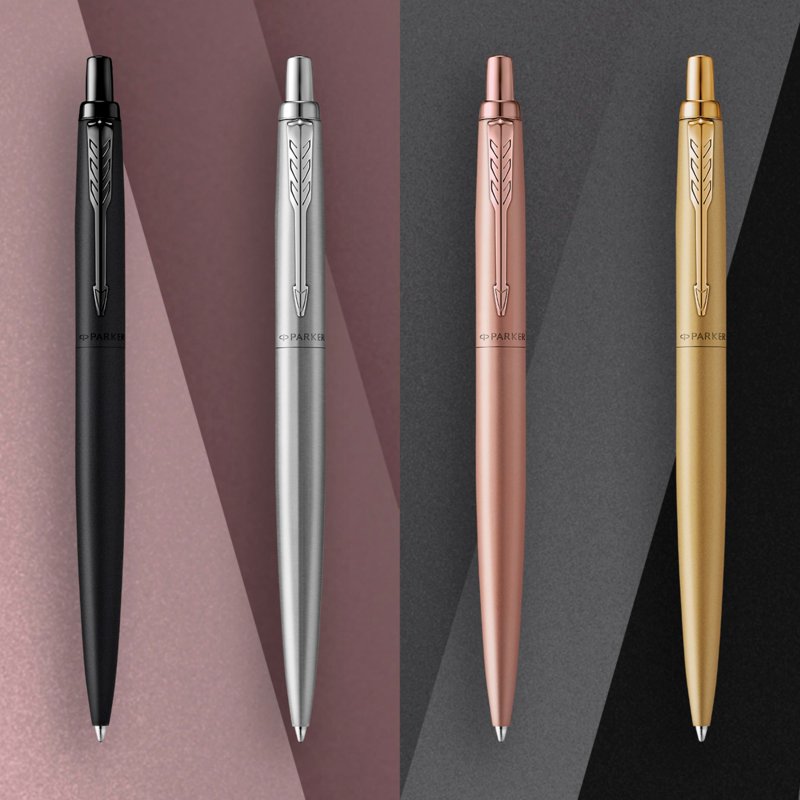 Retractable Ballpoint Pen with Blue Ink - Medium Point, XL Size