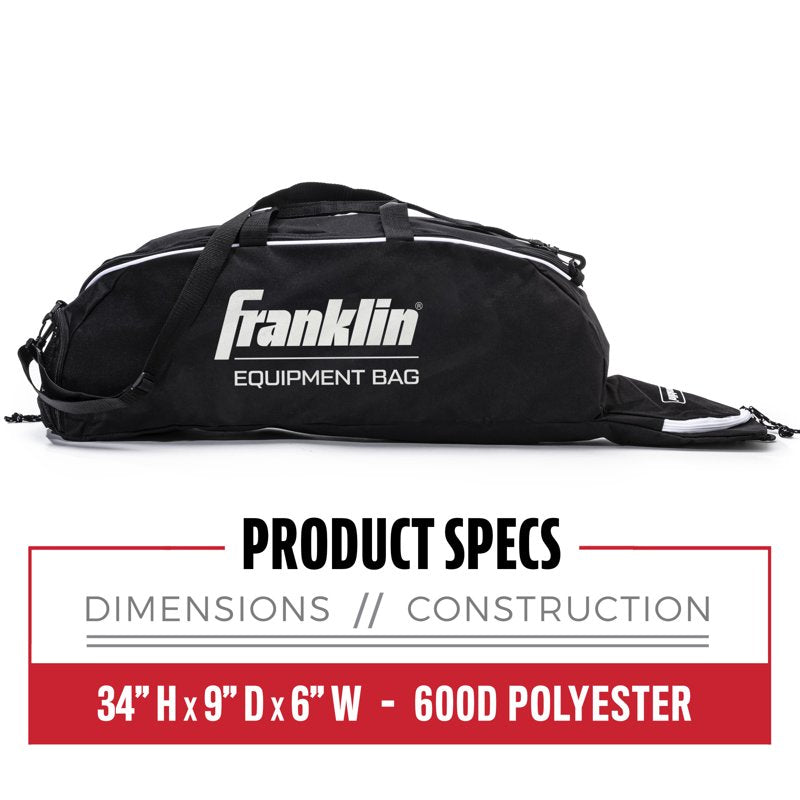 Youth Baseball Bat & Equipment Bag with Ventilated Cleat Compartment