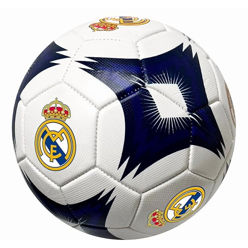 Size 2 Real Madrid Soccer Ball – White/Blue Official Licensed, Icon Sports (Variation: 2)