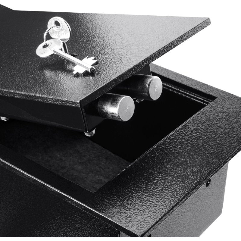 Floor Safe with Key Lock 0.22 Cu Ft Solid Steel Security Safe