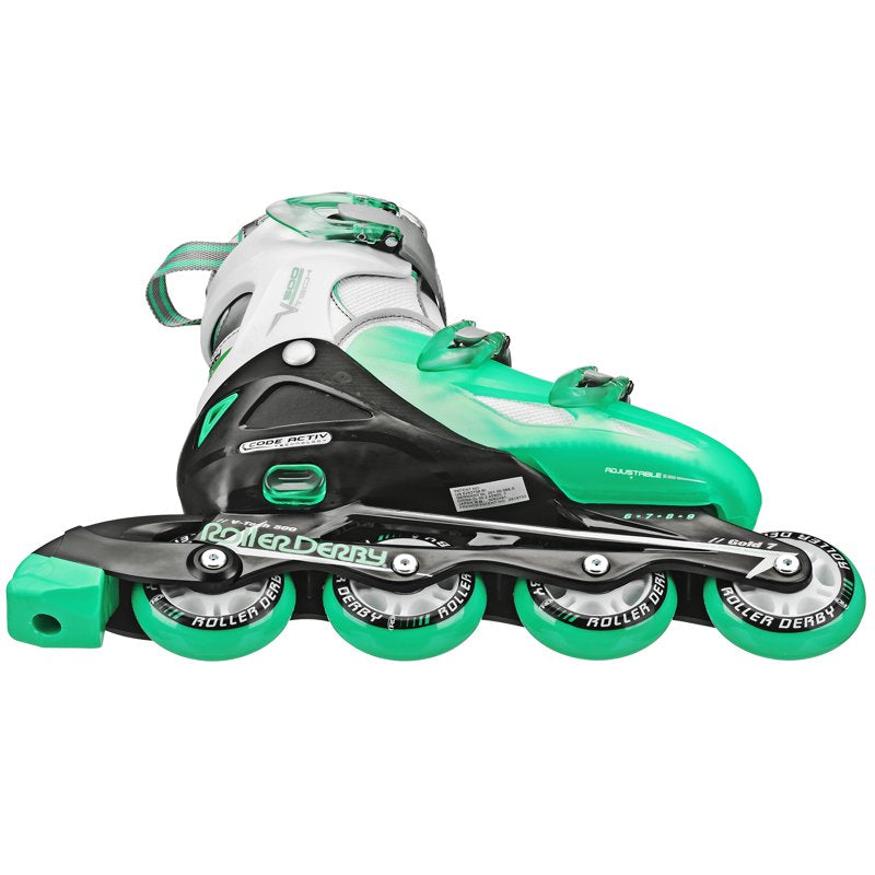 Women's Inline Skates with Adjustable Sizing - Indoor & Outdoor Speed Skating