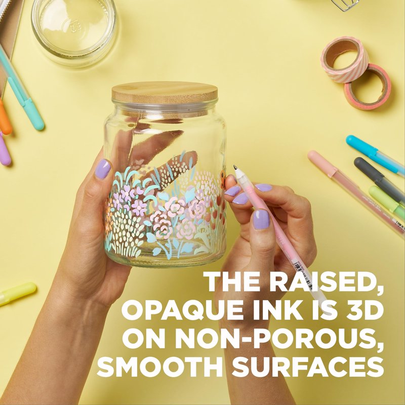 Sakura 3D Soufflé Pen Set - Dimensional Lettering & Craft Ink - 10 Colors