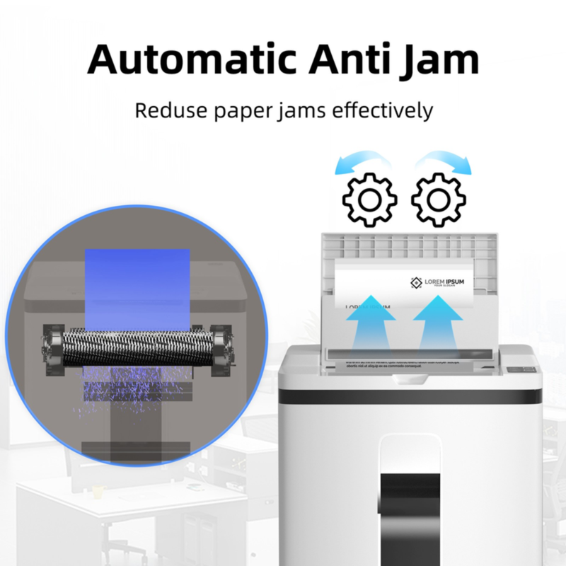 Quietlemon Micro-Cut Paper & Document Shredder - Auto & Manual 200 Sheets