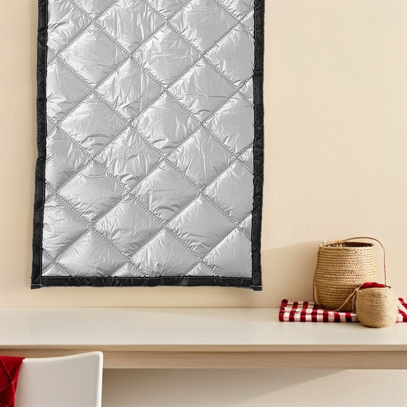 Blackout Door Curtain with Thermal Insulation - Noise Reducing Oxford Fabric, 393x20cm