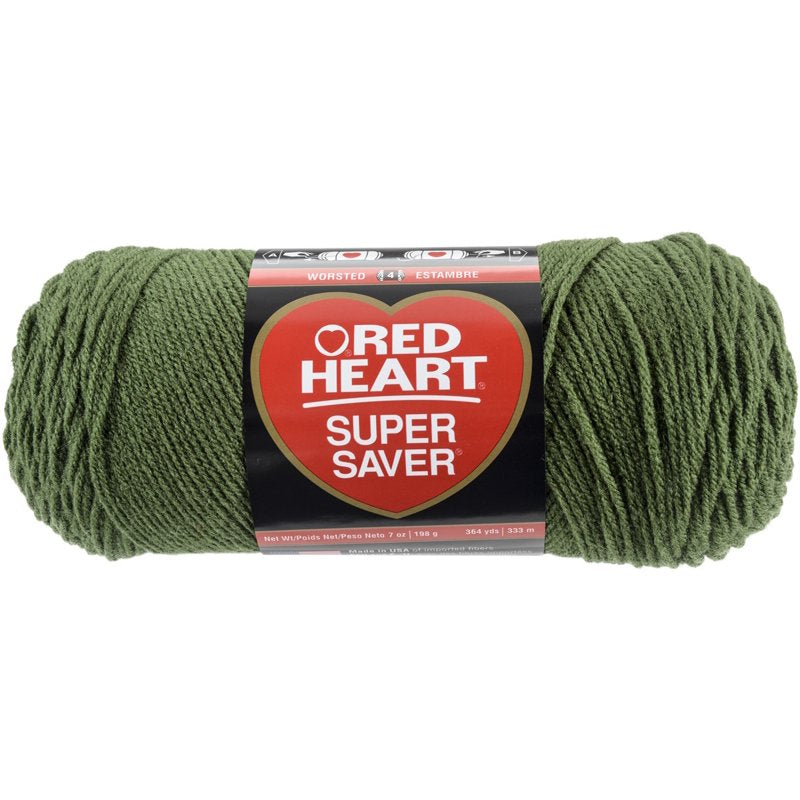 Red Heart Super Saver Yarn Medium Thyme 6-Pack - Knitting & Crochet