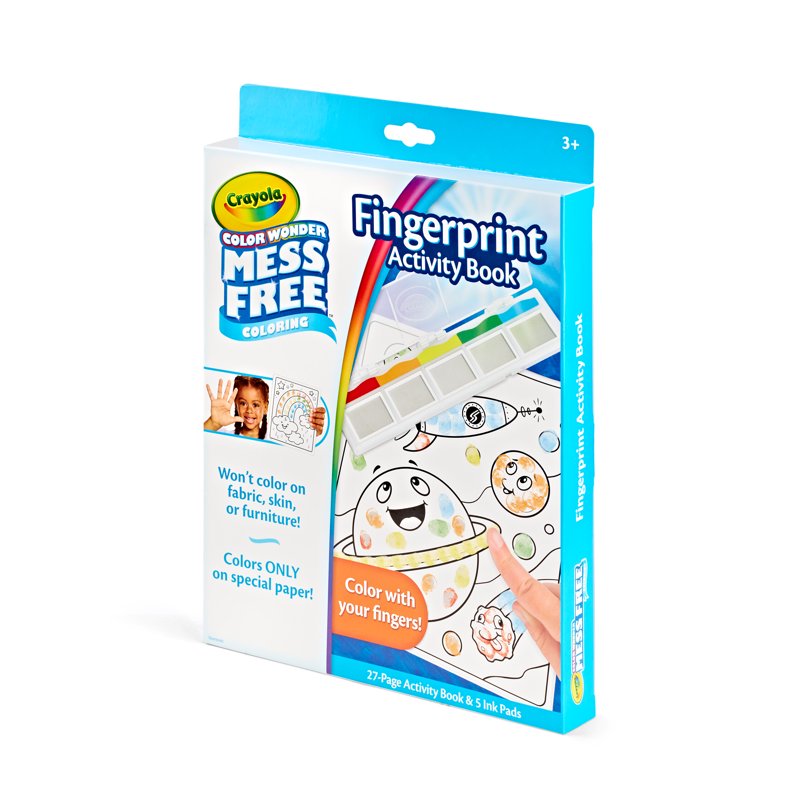Mess-Free Coloring Activity Book for Toddlers - 27 Pages, Travel Art Supplies