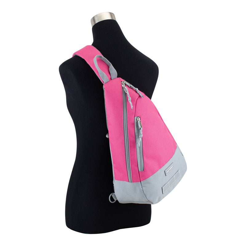 Ergonomic Sling Backpack with Multiple Compartments and Adjustable Strap