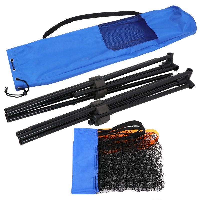Portable Badminton Net Set 10x5ft with Adjustable Height for Outdoor Games - Includes Carry Case