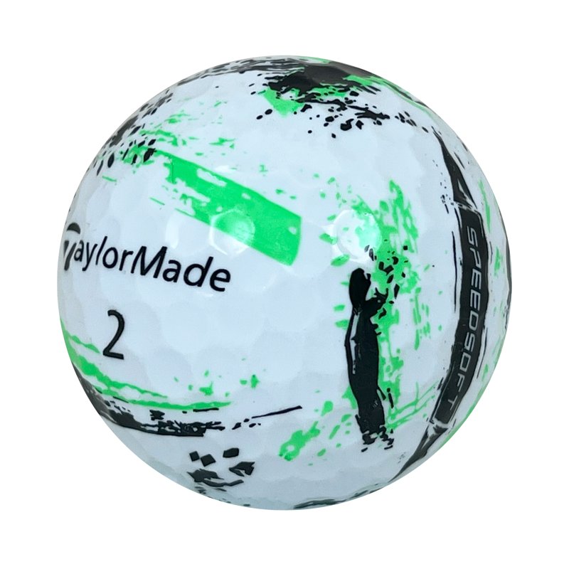 60 Taylormade SpeedSoft Ink Mix 5A Recycled Golf Balls - Mulligan USA
