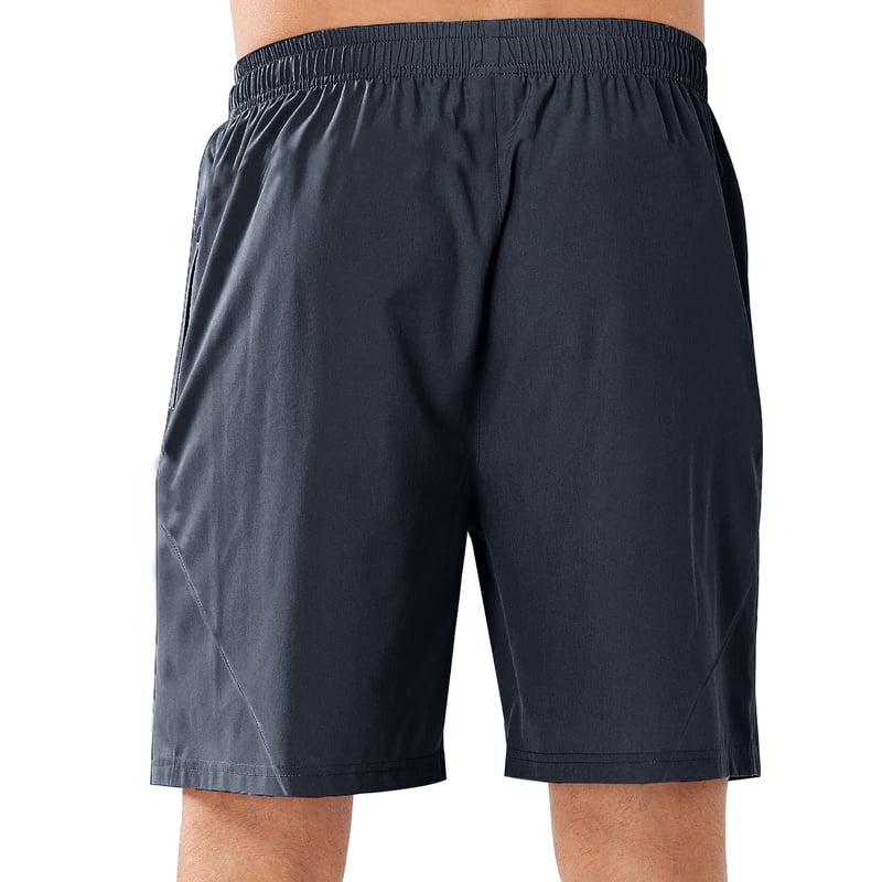 Men's Athletic Shorts Set with Zipper Pockets - Quick Dry Workout & Sports