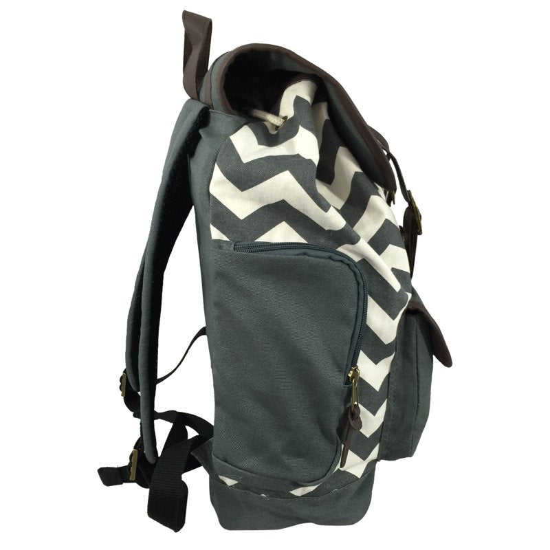 Unisex Canvas Laptop Backpack - Casual College Daypack for 15.6 Inch Laptop & Travel