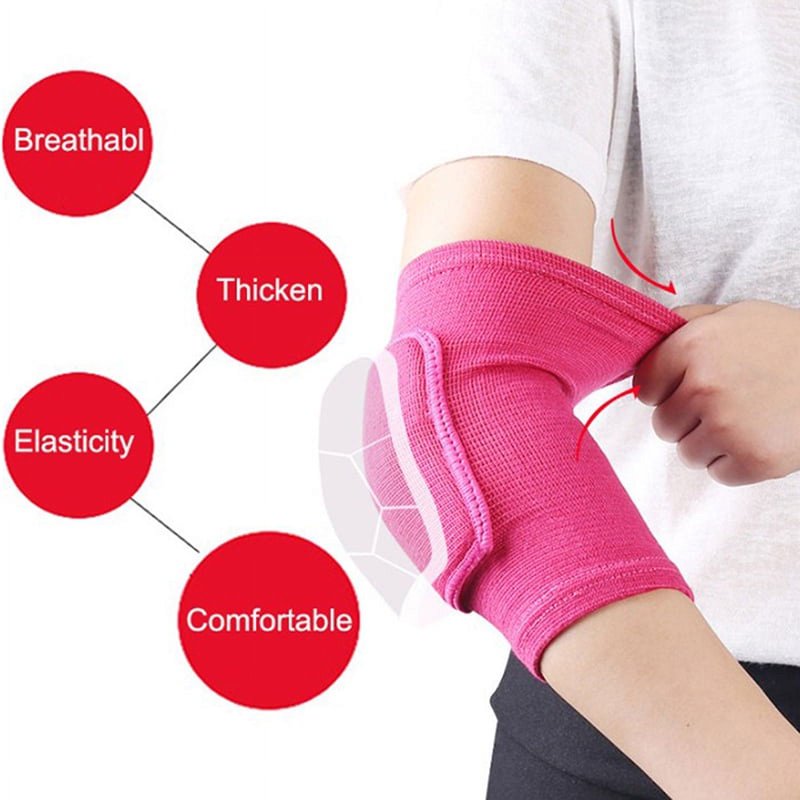 Elastic Elbow & Knee Protectors Set - Thickened Sponge Sports Guards
