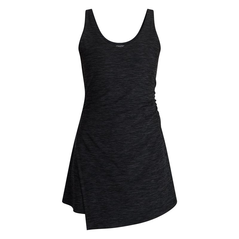 Women's Active Wrap Dress with Built-In Support and Moisture-Wicking Fabric
