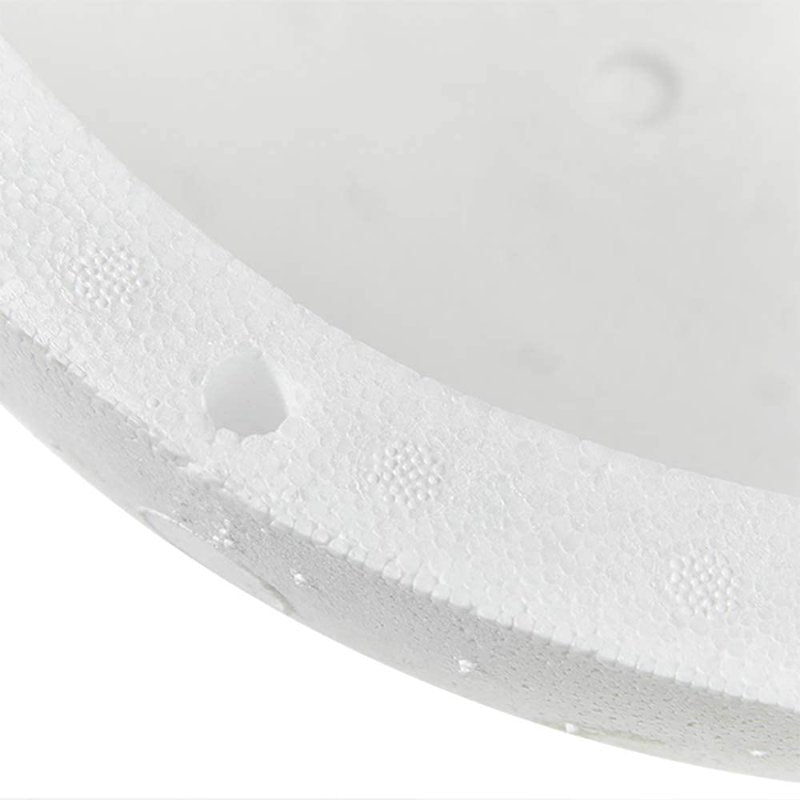 Hollow Foam Half Ball - 11.9 Inch Craft Base for School & Decor