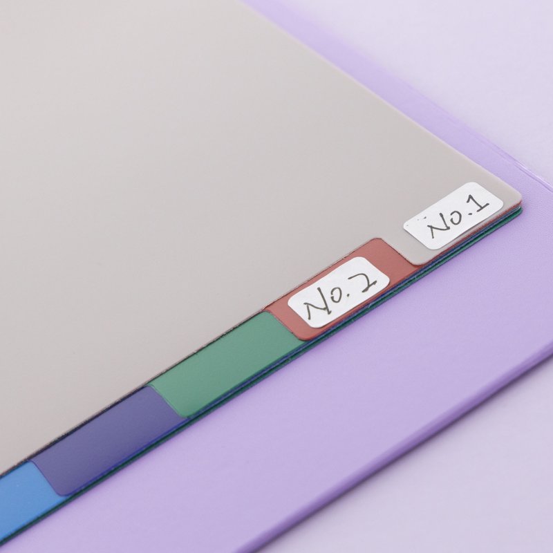 10-Color Binder Dividers with Tabs - 11-Hole Index Tabs, Multi Pack