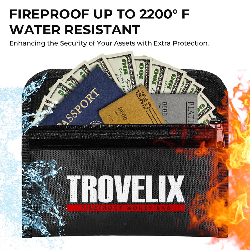 Book Safe with Combination Lock - Fireproof Money Bag & Hidden Storage, Vintage Green