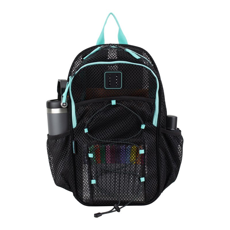 Unisex Mesh Backpack 17 Inch Large Capacity School & Travel Bag