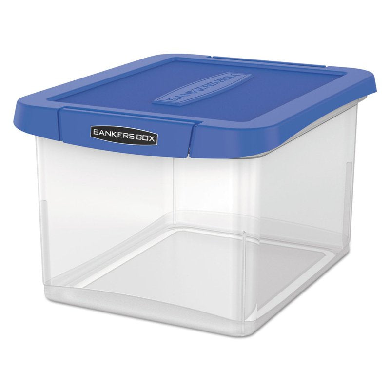 Waterproof Durable File Storage Box with Reinforced Corners & Handle - Portable Document Organizer