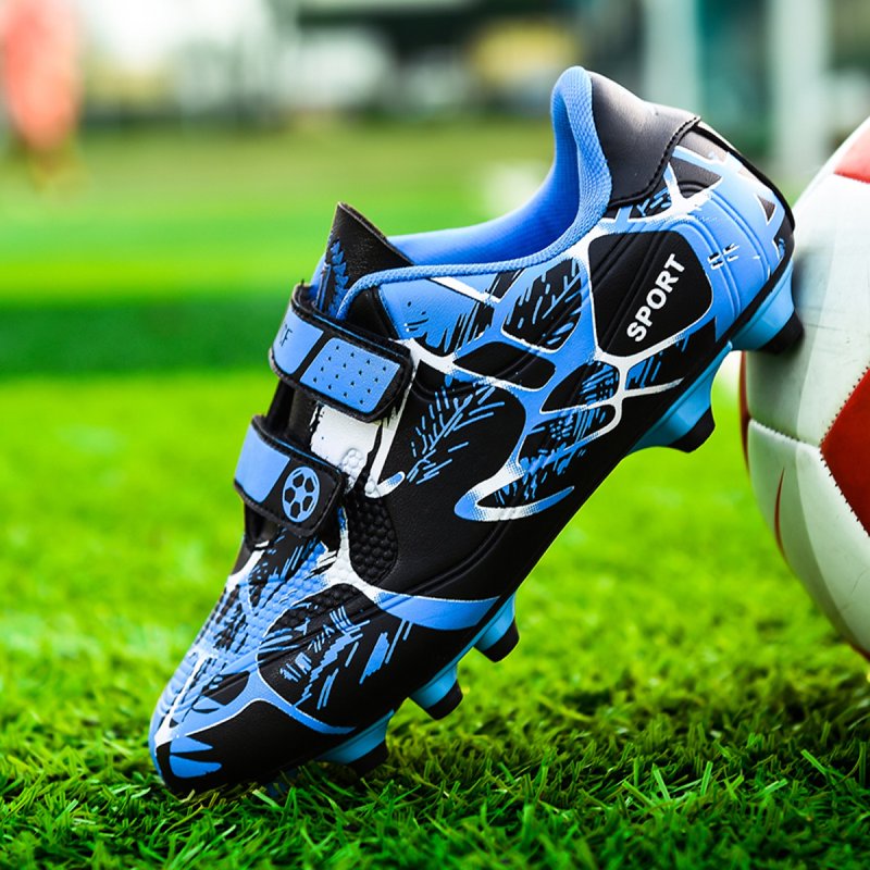 Youth Artificial Grass Football Cleats with Rubber Studs for Firm Ground - OnyxTrek