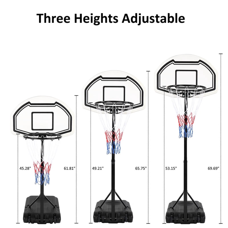 Adjustable Pool Basketball Hoop - Water Sports Water Game for Kids & Adults