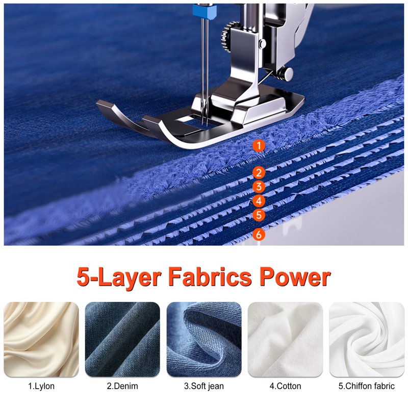Portable Sewing Machine for Beginners with 12 Stitches & Extension Table