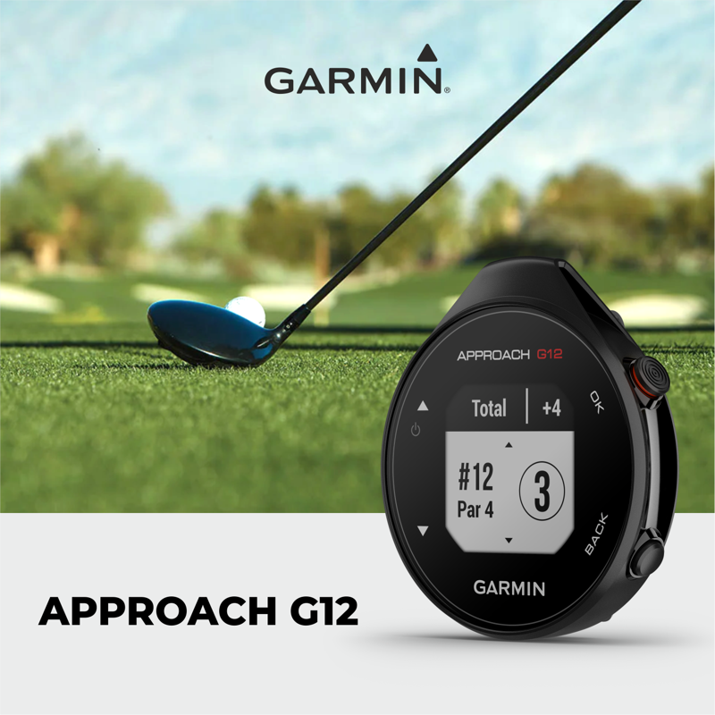 Garmin Approach G12 Golf GPS Rangefinder with 42,000+ Preloaded Courses