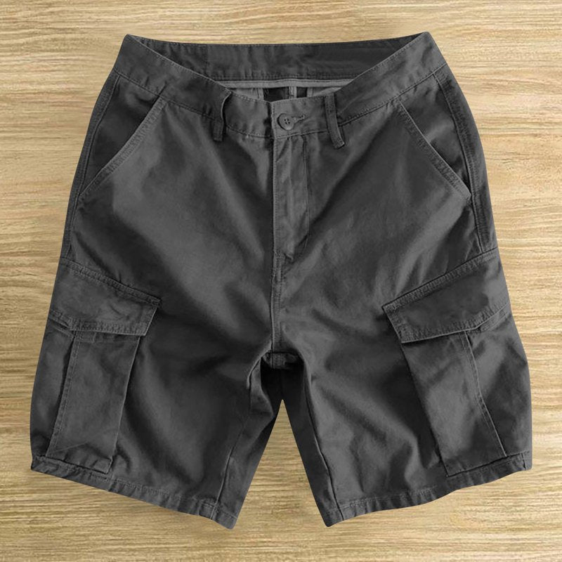 Men's Casual 7 Inch Inseam Cargo Shorts - Summer Workout & Outdoor Wear