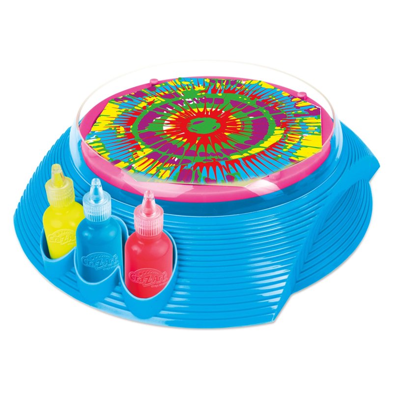 Spin Art Kit for Kids - Neon Color Paint, Spinning Art Machine for Creative Crafting