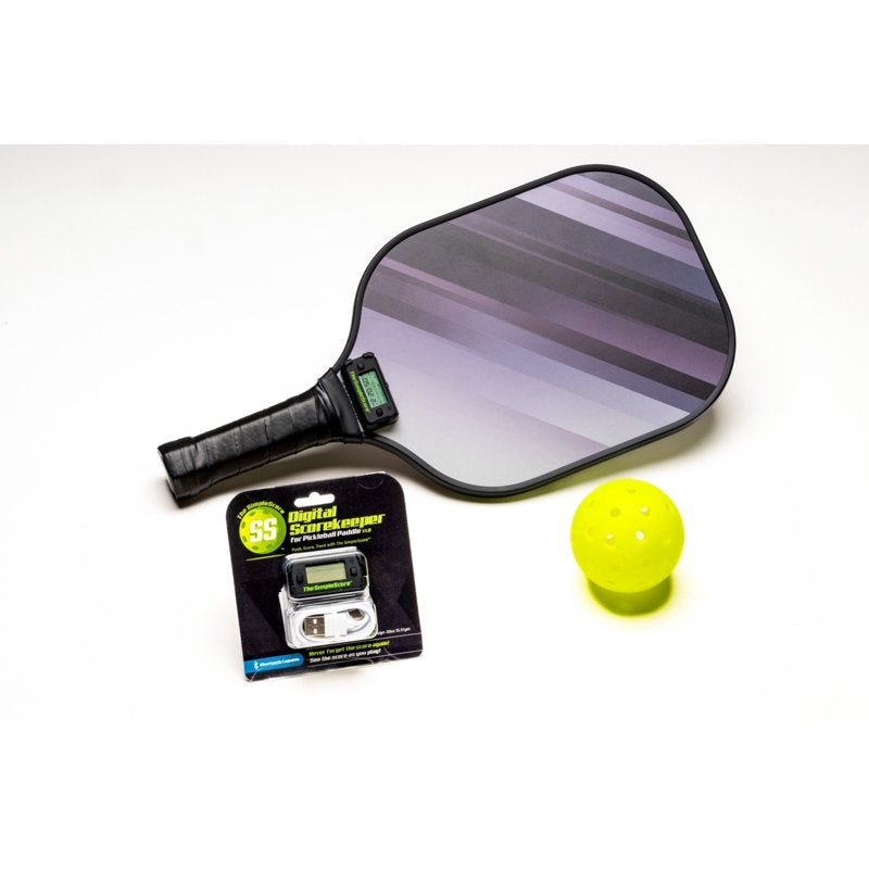 Digital Pickleball Scorekeeper for Paddle - Midnight Black, 1 Count