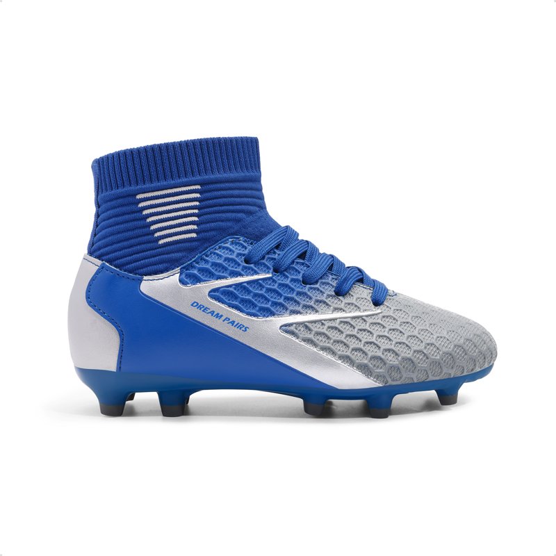 Burudani Kids Soccer Cleats - Blue/White/Grey variation 5