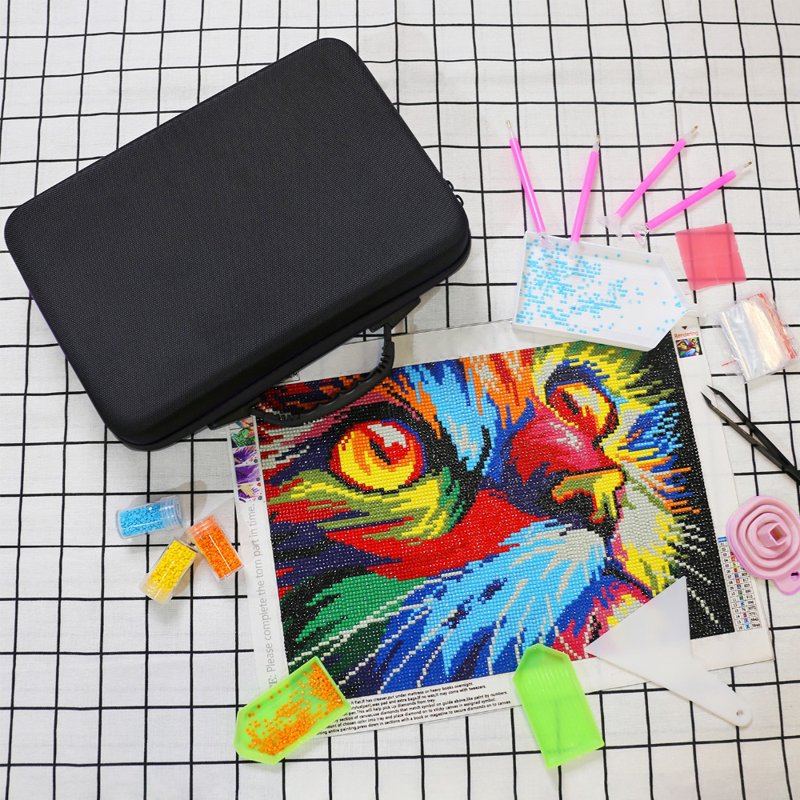 Diamond Painting Tools Set with Storage Boxes - 60 Pieces Craft Accessories