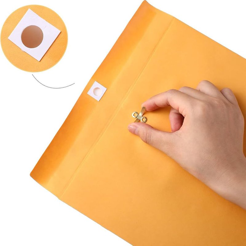 Manilla Envelopes with Clasp Closure - Kraft Mail Envelopes for Office & Business