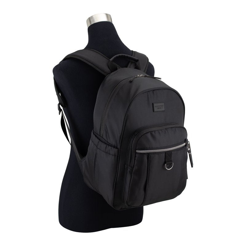 Unisex Travel & Laptop Backpack with Trolley Strap and Multiple Pockets