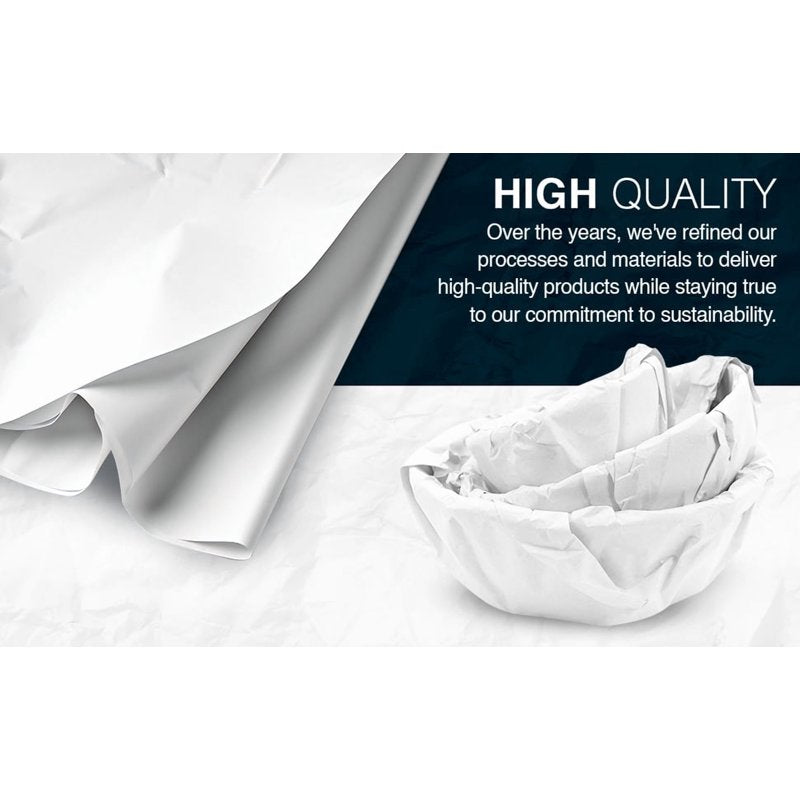 Bulk Packing Paper Sheets for Moving - 640 White Newsprint Wraps 27x17 Inches