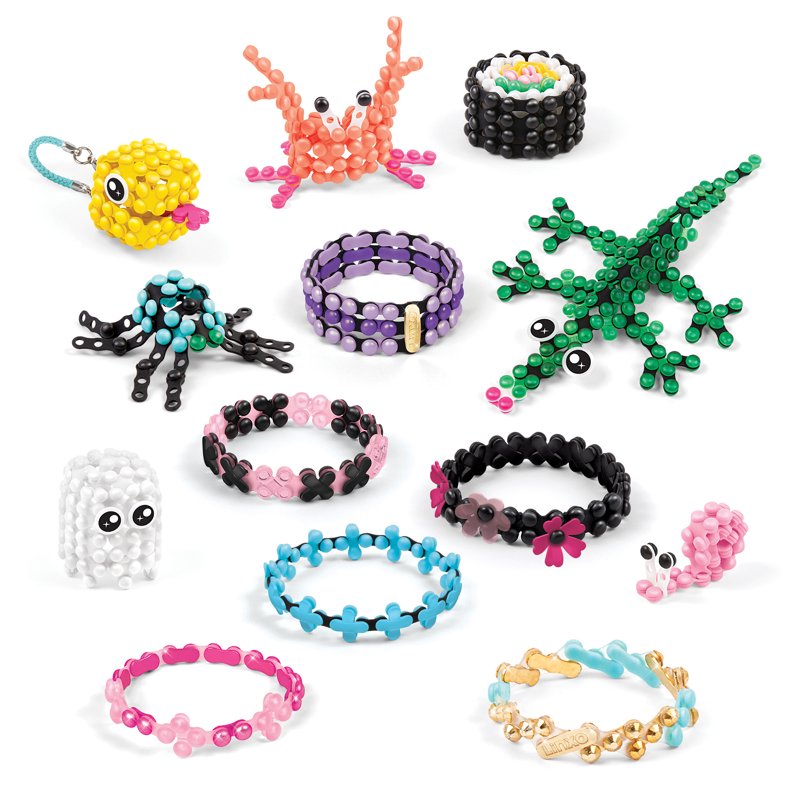 Kids DIY Construction Set with 650 Flexible Pieces for Creative Builds - Ages 6+