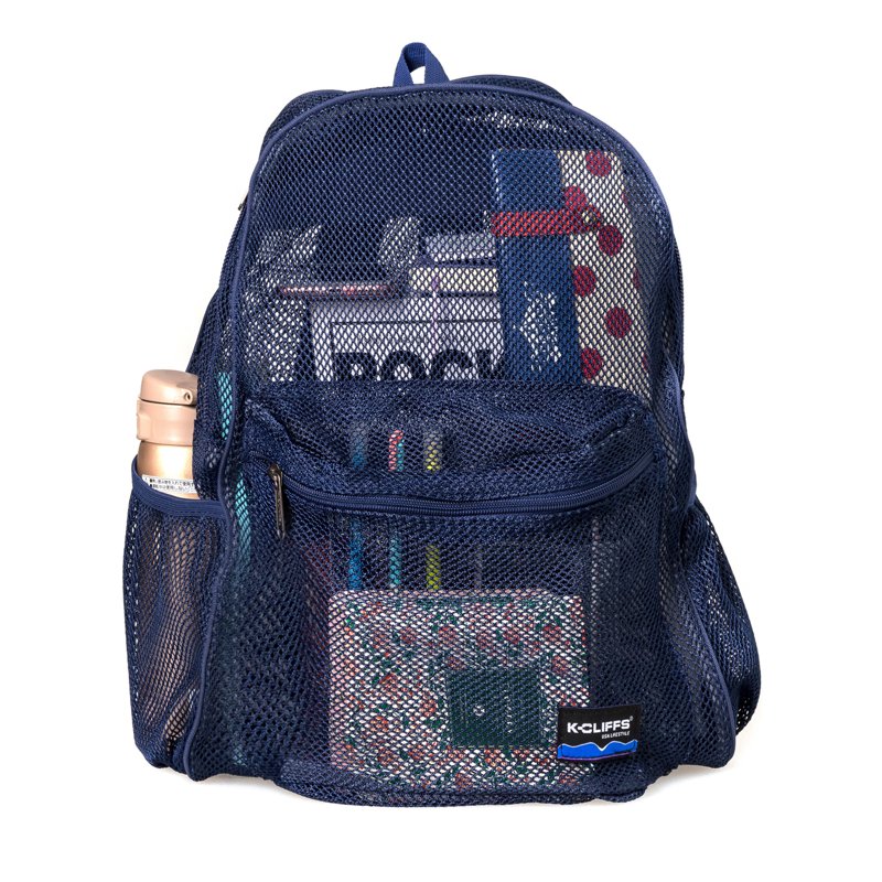 See Through Mesh Backpack 17 Inch Unisex Daypack Gym School Travel