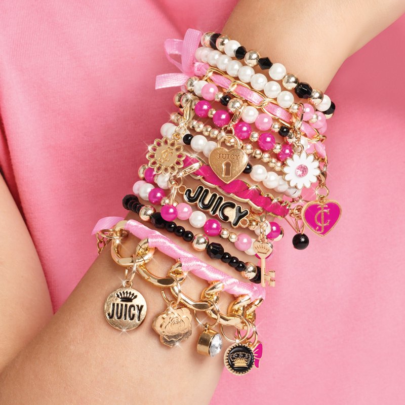 DIY Jewelry Kit for Girls - Make 18 Bracelets with Beads & Charms